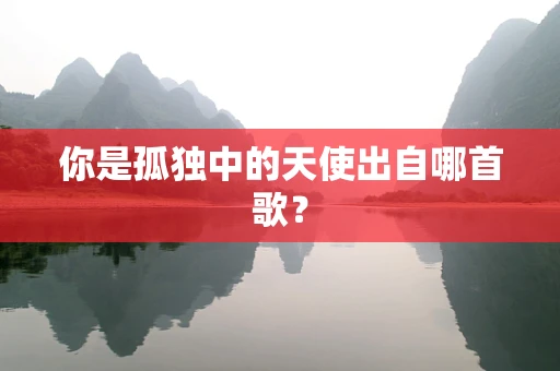你是孤独中的天使出自哪首歌？