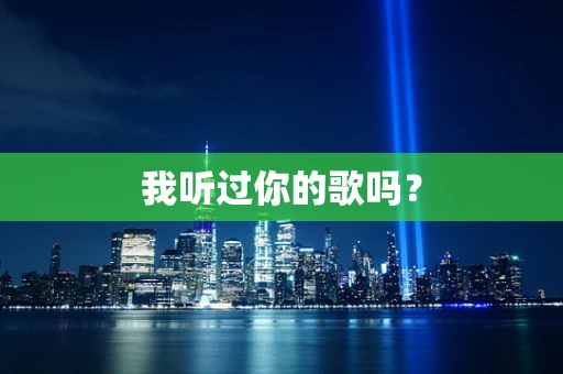 我听过你的歌吗？