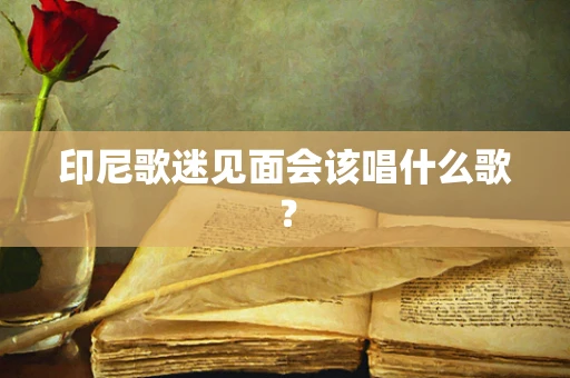 印尼歌迷见面会该唱什么歌？