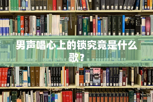 男声唱心上的锁究竟是什么歌？