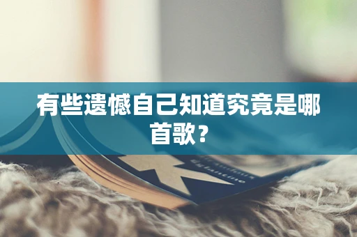 有些遗憾自己知道究竟是哪首歌？