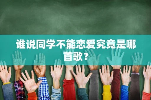 谁说同学不能恋爱究竟是哪首歌？