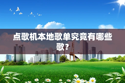点歌机本地歌单究竟有哪些歌？