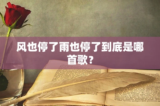 风也停了雨也停了到底是哪首歌？