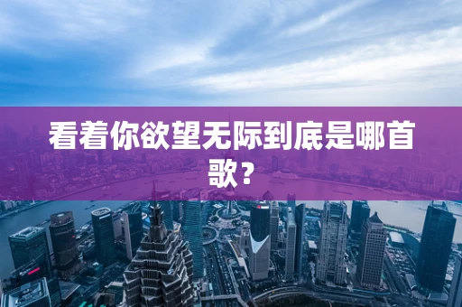 看着你欲望无际到底是哪首歌？