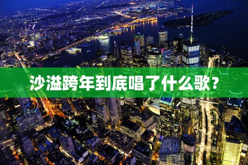沙溢跨年到底唱了什么歌？
