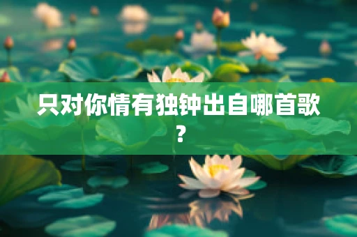 只对你情有独钟出自哪首歌？