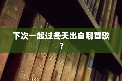下次一起过冬天出自哪首歌？