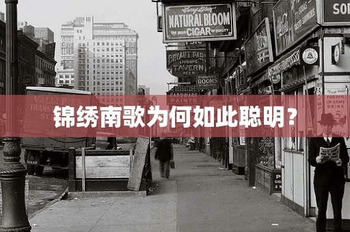锦绣南歌为何如此聪明？