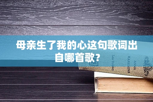 母亲生了我的心这句歌词出自哪首歌？