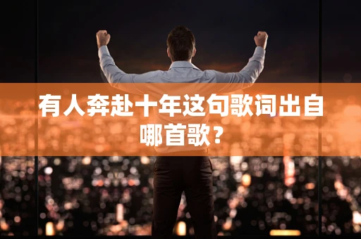 有人奔赴十年这句歌词出自哪首歌？