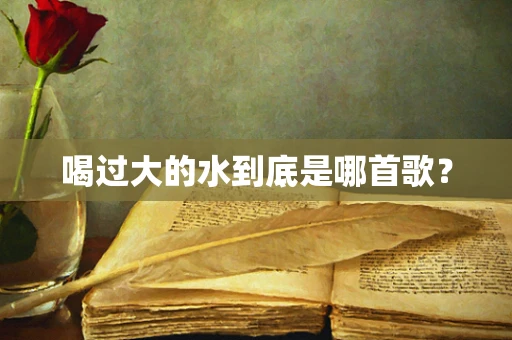 喝过大的水到底是哪首歌？