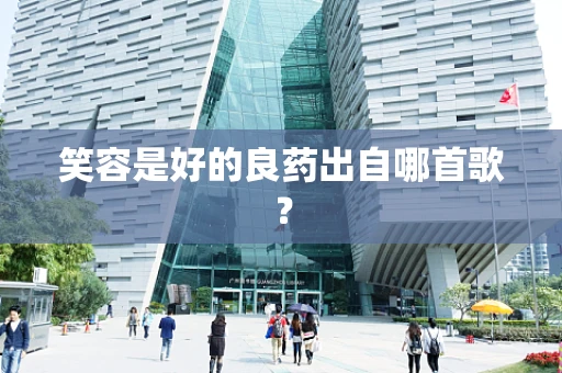 笑容是好的良药出自哪首歌？