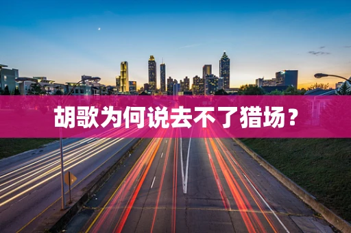 胡歌为何说去不了猎场？