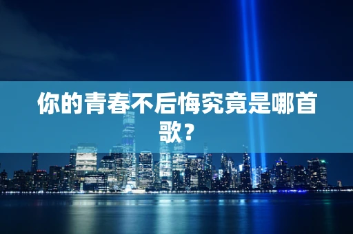 你的青春不后悔究竟是哪首歌？