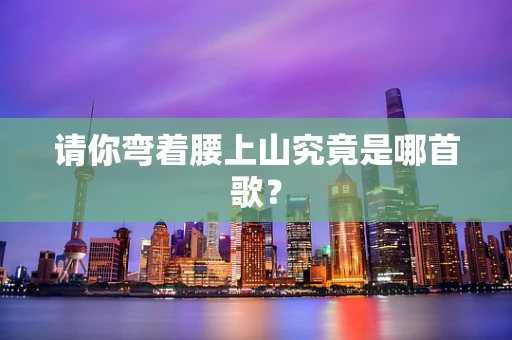 请你弯着腰上山究竟是哪首歌？