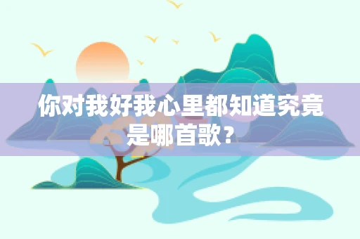 你对我好我心里都知道究竟是哪首歌？