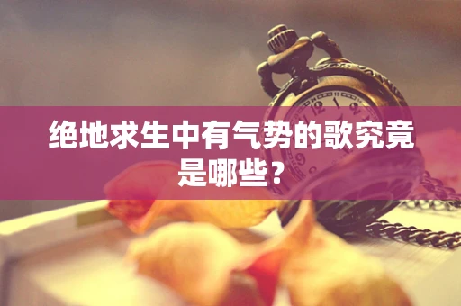 绝地求生中有气势的歌究竟是哪些？