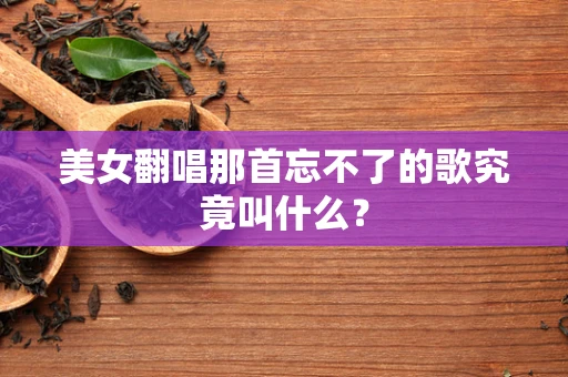 美女翻唱那首忘不了的歌究竟叫什么？