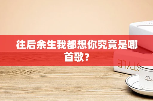 往后余生我都想你究竟是哪首歌？
