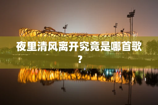 夜里清风离开究竟是哪首歌？