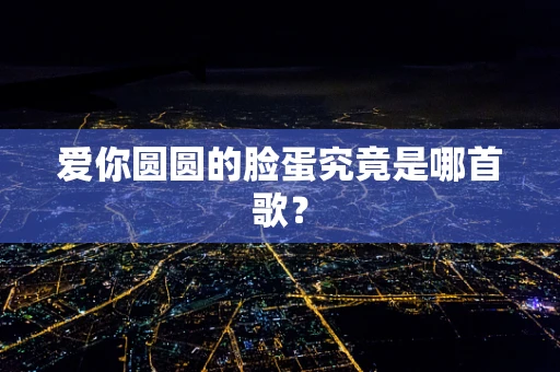 爱你圆圆的脸蛋究竟是哪首歌？