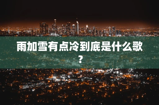 雨加雪有点冷到底是什么歌？