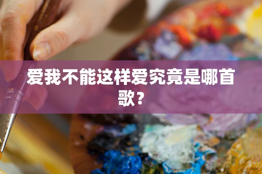 爱我不能这样爱究竟是哪首歌？