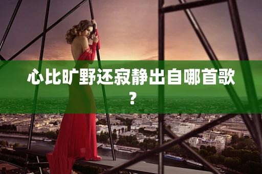 心比旷野还寂静出自哪首歌？