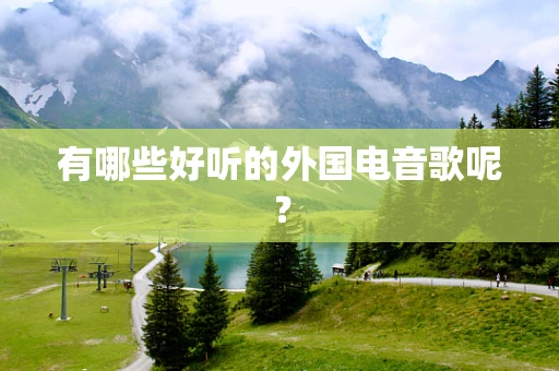 有哪些好听的外国电音歌呢？