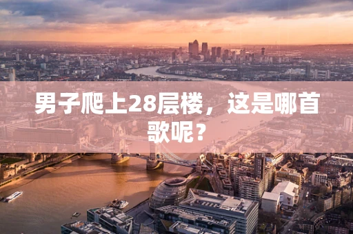 男子爬上28层楼，这是哪首歌呢？