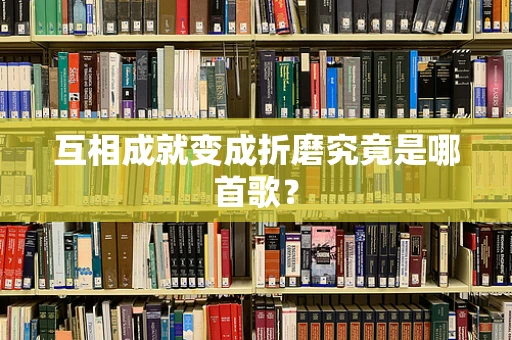 互相成就变成折磨究竟是哪首歌？
