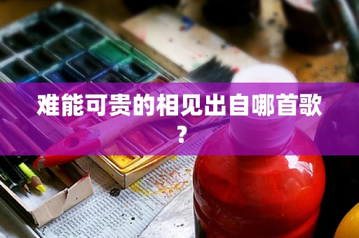 难能可贵的相见出自哪首歌？