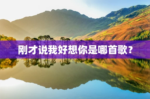 刚才说我好想你是哪首歌？