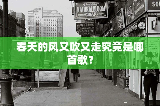 春天的风又吹又走究竟是哪首歌？