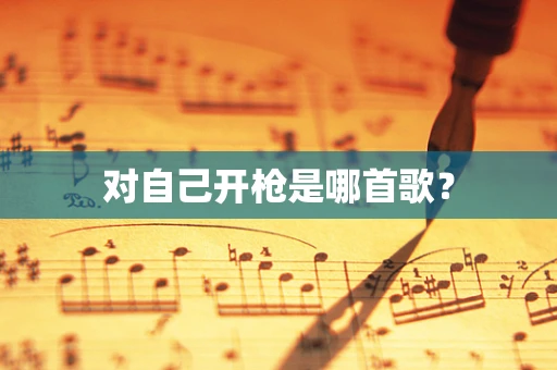 对自己开枪是哪首歌？