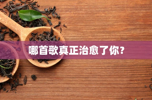 哪首歌真正治愈了你？