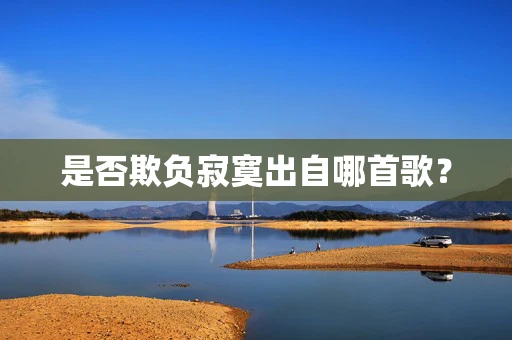 是否欺负寂寞出自哪首歌？