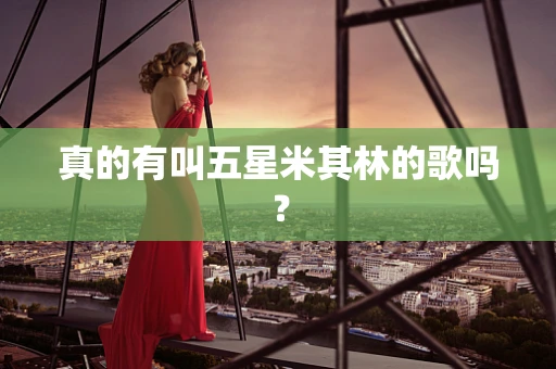 真的有叫五星米其林的歌吗？