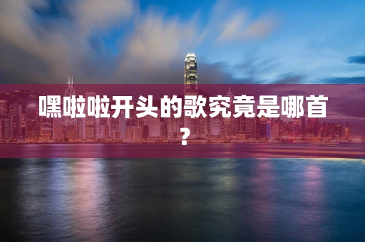 嘿啦啦开头的歌究竟是哪首？