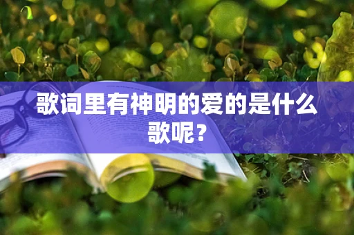 歌词里有神明的爱的是什么歌呢？