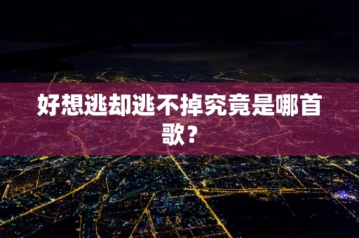 好想逃却逃不掉究竟是哪首歌？