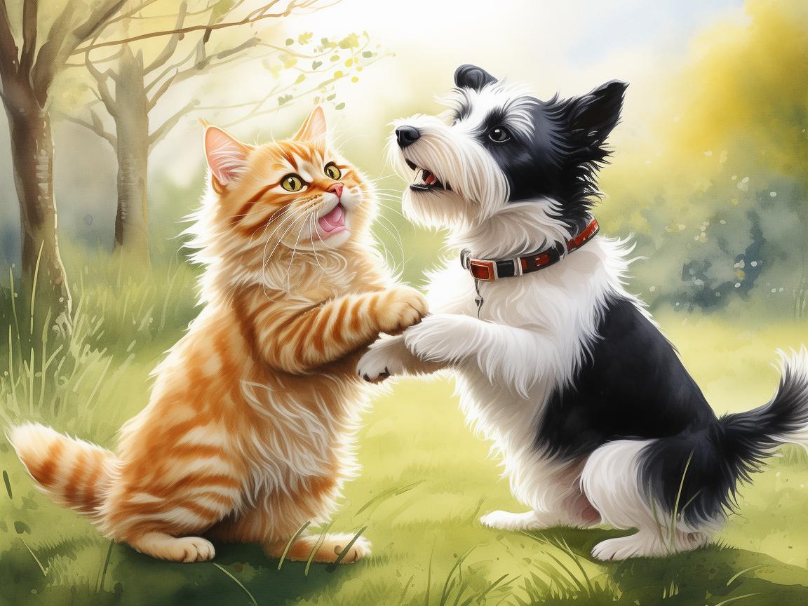 小猫和小狗打起来是哪首歌？